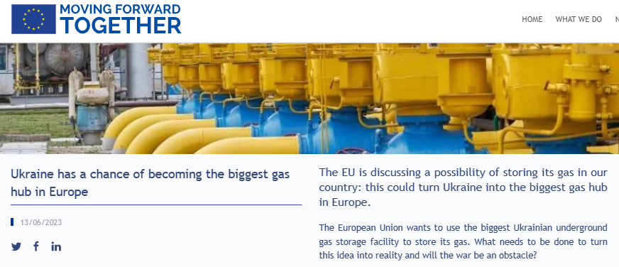 'Biggest gas hub in Europe'--Eliminated! Strategically important gas storage station in Europe is history--- the Bilche-Volitsa compressor station in the Lvov region. The Bilche-Volitsa compressor shop facilitates the selection and injection of gas into the Bilche-Volitsa