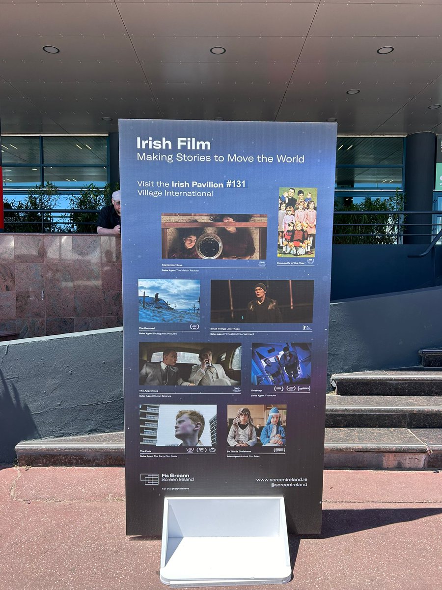 The business of Cannes at @mdf_cannes: where Irish filmmakers and producers sell, pitch and develop international connections.

Screen Ireland is proud to manage the Irish Pavilion in the International Village - promoting Ireland and Irish film along the way.

#forthestorymakers