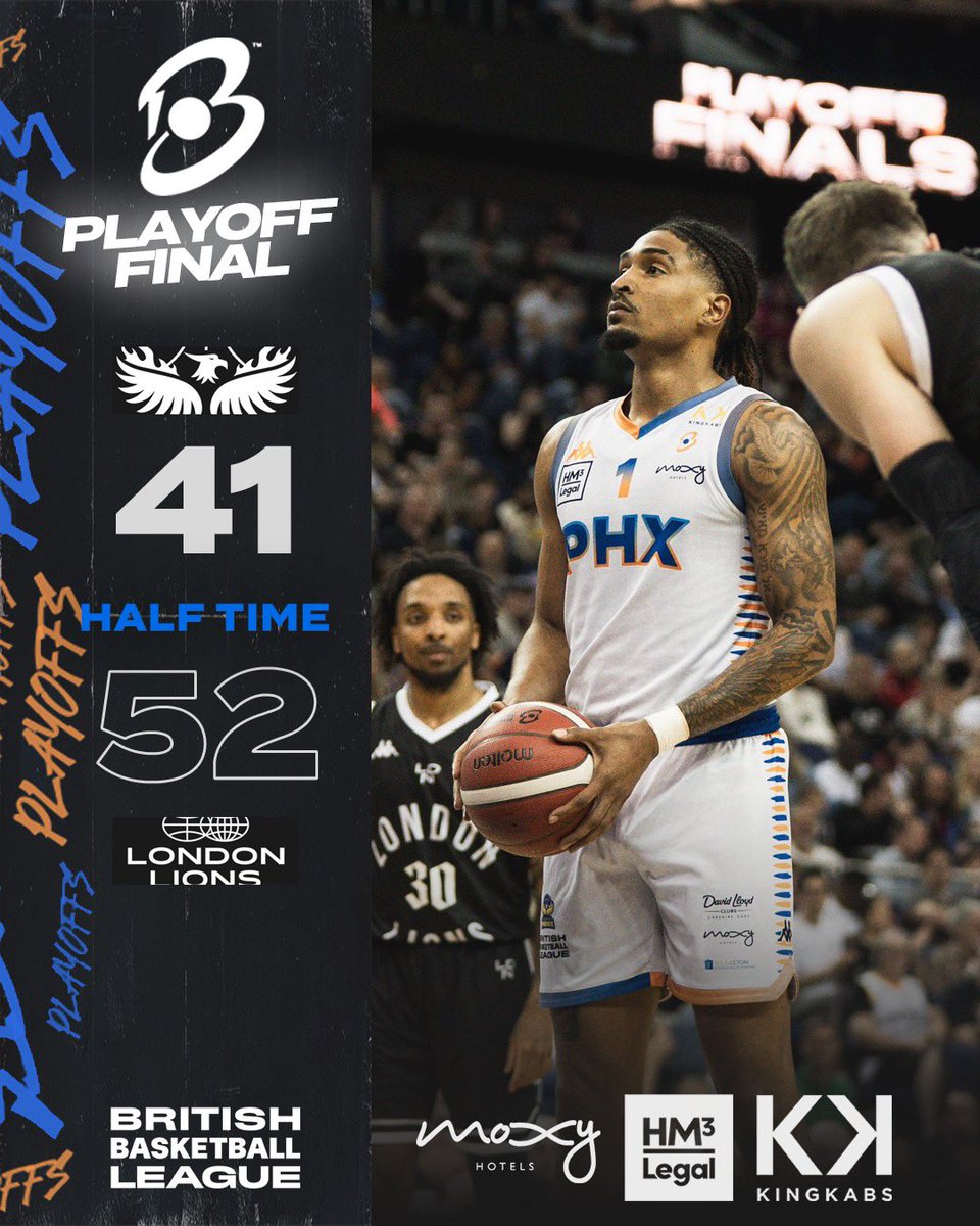 Behind at the half. #playofffinal #britishbasketballleague #nixnation