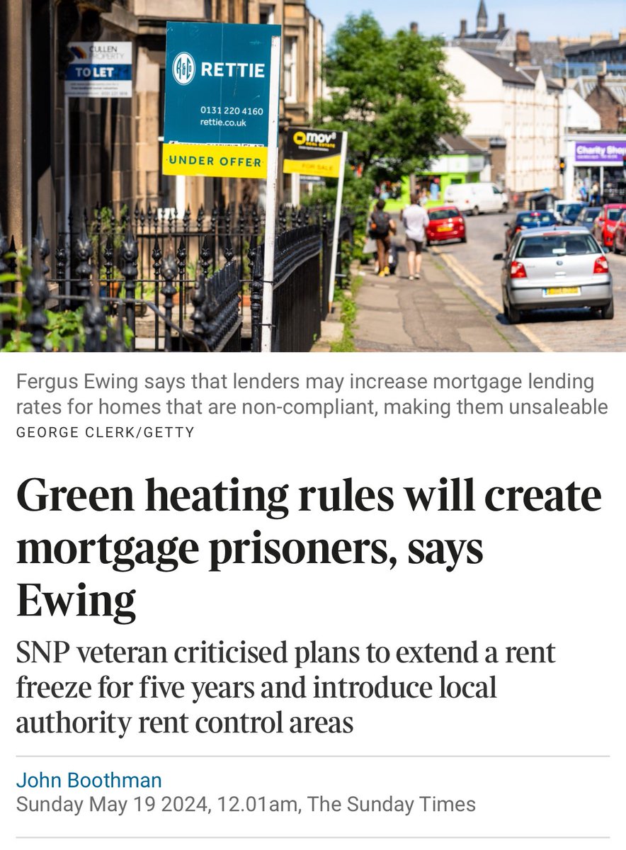Looking like a rough ride for the Scottish Government’s climate policies. I see the knives are out for Scotland’s Heat in Buildings proposals. 

These were strong proposals to decarbonise Scottish buildings over time, targeting the critical point of sale.

If not this, then what?