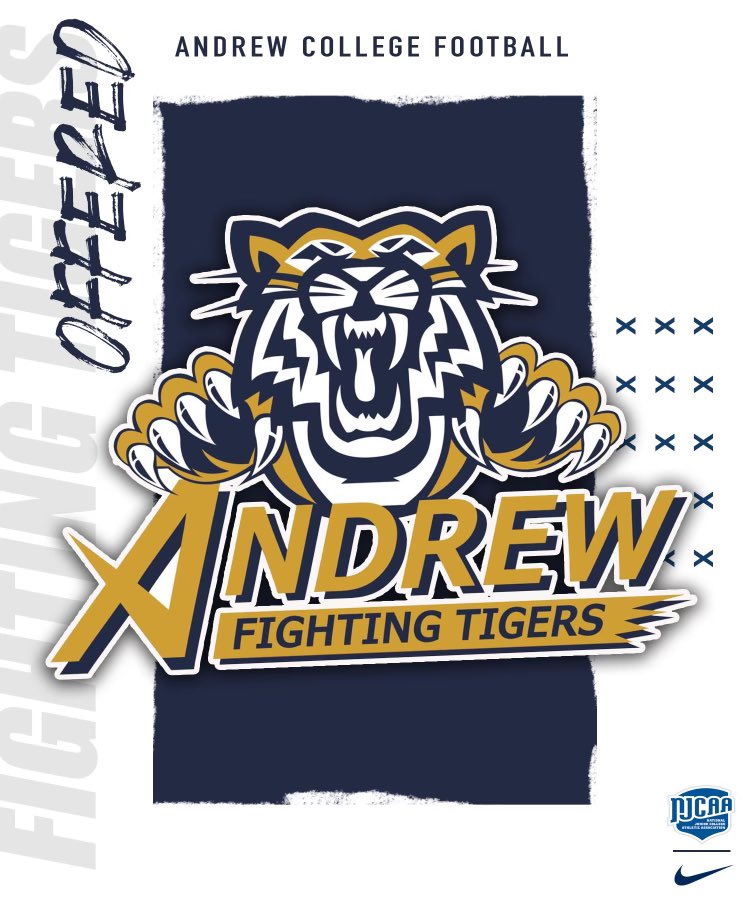 Blessed to receive a offer from Andrew College 🔥@TigersAndrew @Dcanes40Lucas