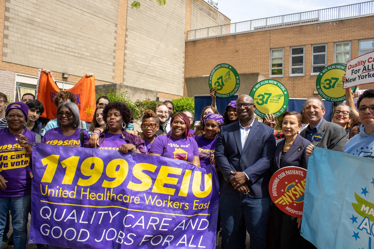 Workers of New York, unite! ✊🏿 Yesterday we came together to stand up to special interests who are trying to buy our community. Honored to be joined by our labor siblings @ReElectNydia @bradlander @1199seiu @nynurses @nywfp @maketheroadact @uawregion9a @dc37nyc and @cirseiu!