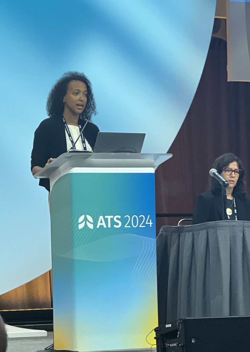 PccmWomen's tweet photo. @spgiov kicking off the Clinical Year in Review at #ATS2024 in San Diego! @OHSUPulmCCM @OHSUSOM https://t.co/rxF1FjReg3