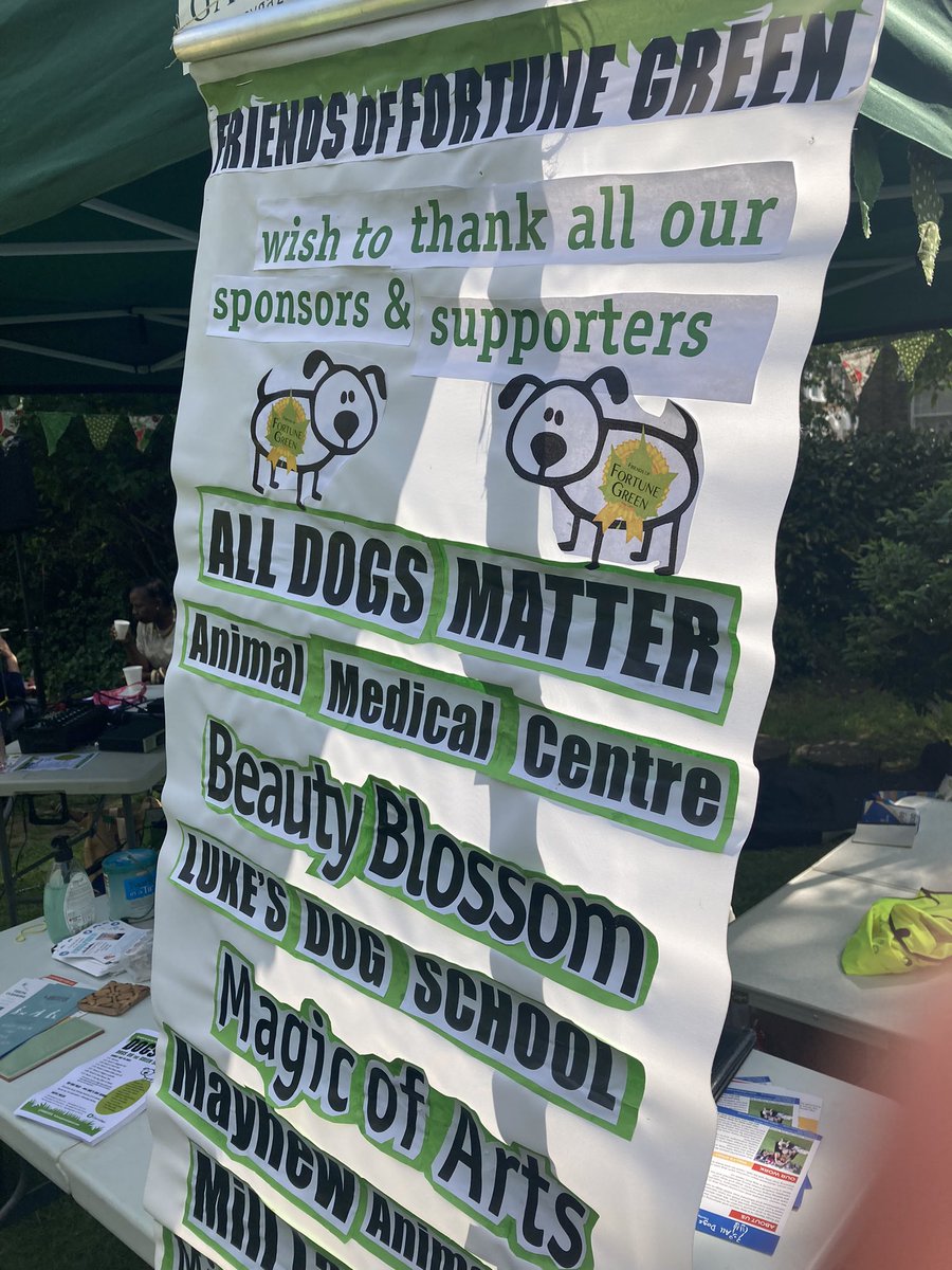 Well done to <a href="/NW6FOFG/">Fortune Green NW6</a> for a fantastic dog show! 🐶🐩❤️ Caught up with #Alderman <a href="/FlickRea/">Flick Rea  🔶</a> &amp; had a fab time.