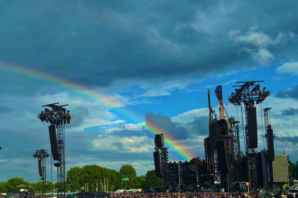 ThatGothMom's tweet photo. Stage of Feuer at the end of the rainbow 🌈
18•05•2024 Rinne Dresden
  #rammstein #calmbeforethestorm #feuerzone https://t.co/TEvzO882Qb