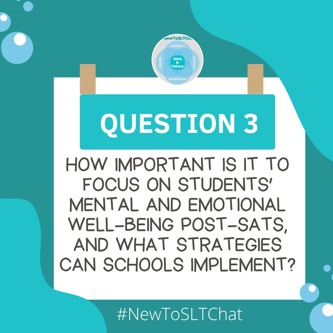 Now for Question 3 #NewToSLTChat