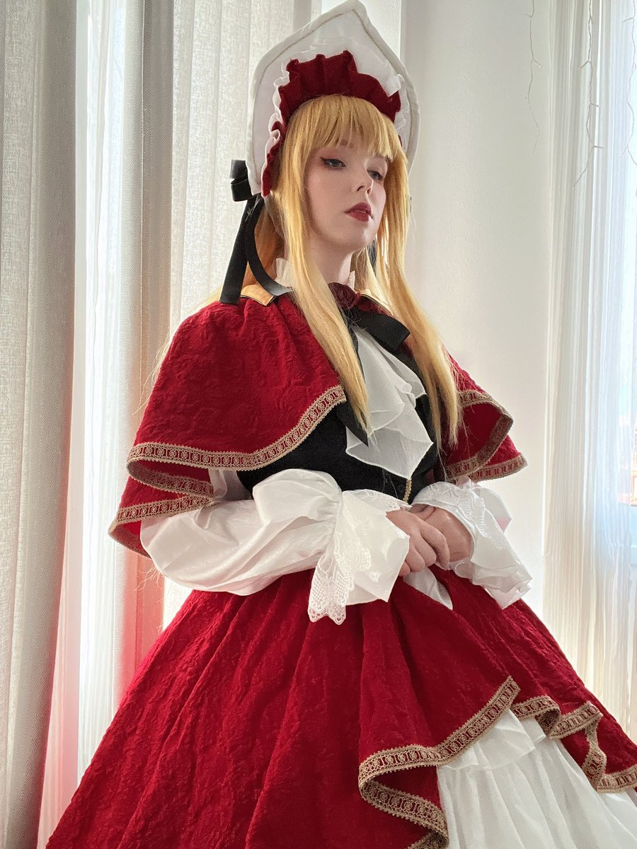 NaokoCosplay23's tweet photo. Cosplay test Shinku/Rozen Maiden 
#rozenmaiden #rozenmaidencosplay #shinku #rozenmaidenshinku #ローゼンメイデン #真紅 https://t.co/A89bCCZ3v2