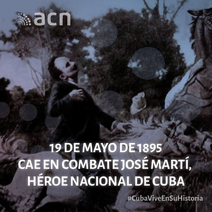 Allí entregó su sangre, en Dos Ríos, José Martí, Apóstol de la independencia, genio de las ideas y de las ideas más nobles que puedan concebirse, Héroe Nacional de nuestra patria #MartíVive #CubaPorLaVida #CubaCoopera <a href="/cubacooperaven/">Brigada Médica Cubana en Venezuela</a> <a href="/Cubacooperabol2/">Brigada Médica 🇨🇺 Bolívar🇻🇪</a>