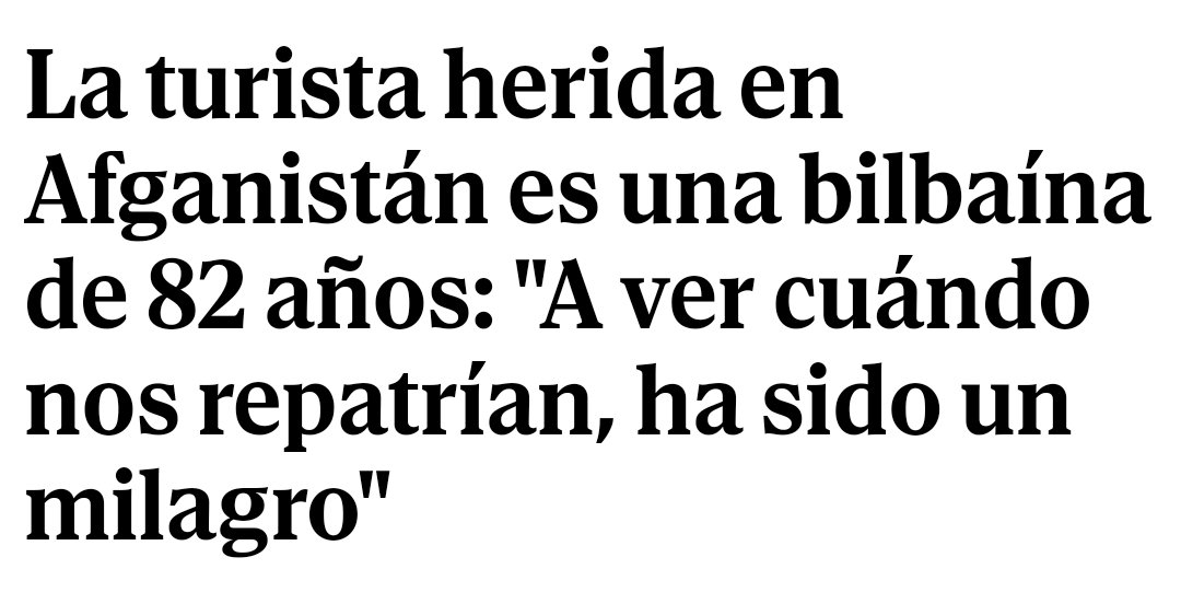 El Gobierno de España recomienda no viajar a Afganistán «bajo ninguna circunstancia». Tan siquiera hay embajada abierta en Kabul. Pero, pese a todo, hay turistas que van. Y cuando las cosas se ponen mal, dicen que «a ver cuándo nos repatrían». elmundo.es/espana/2024/05…