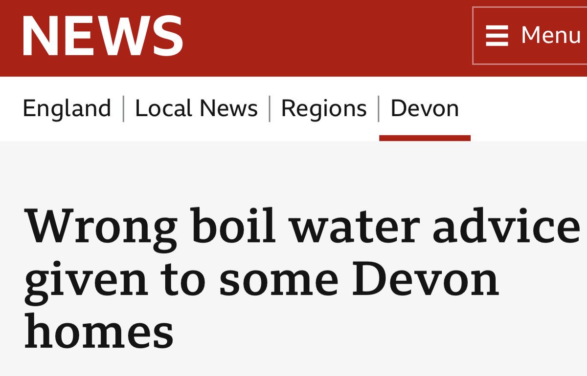 Remember:
It’s BOIL DRINKING WATER, not the other way around.
