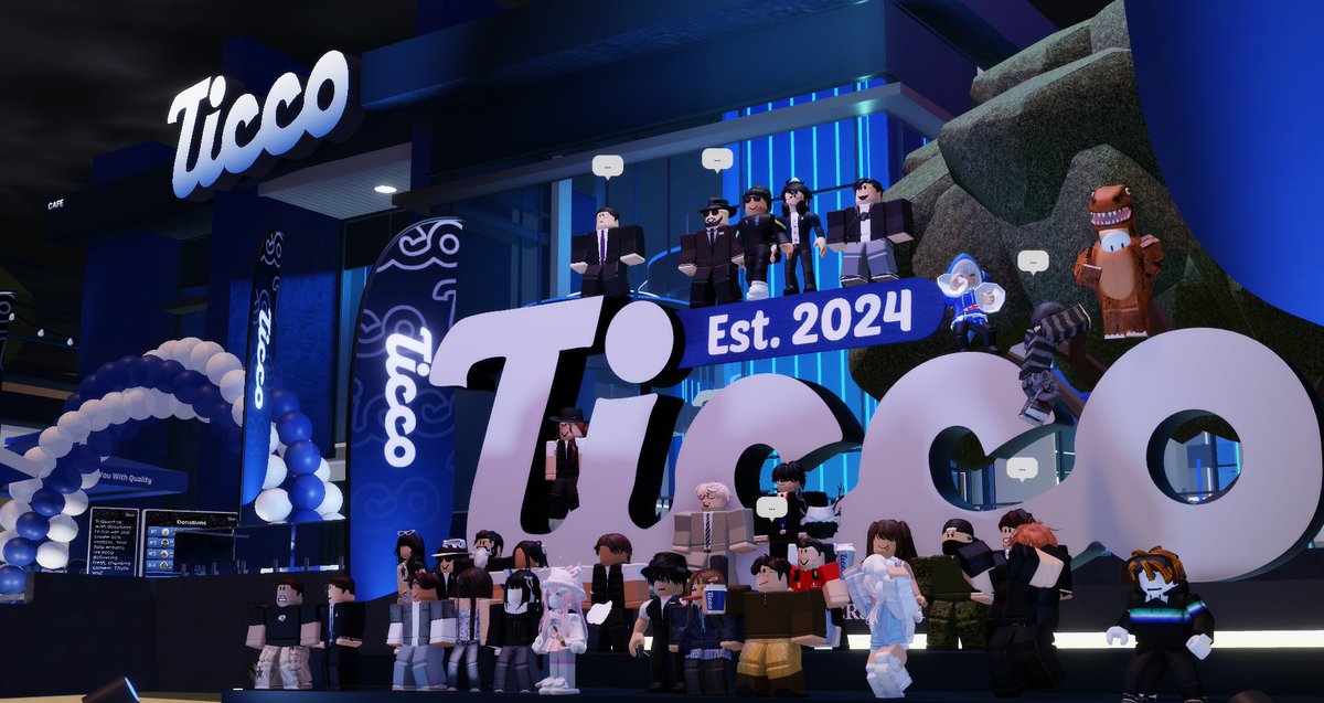 TiccoROBLOX's tweet photo. Thank you for coming to our grand opening event!
#Roblox #RobloxDev https://t.co/3QveYgOM5o