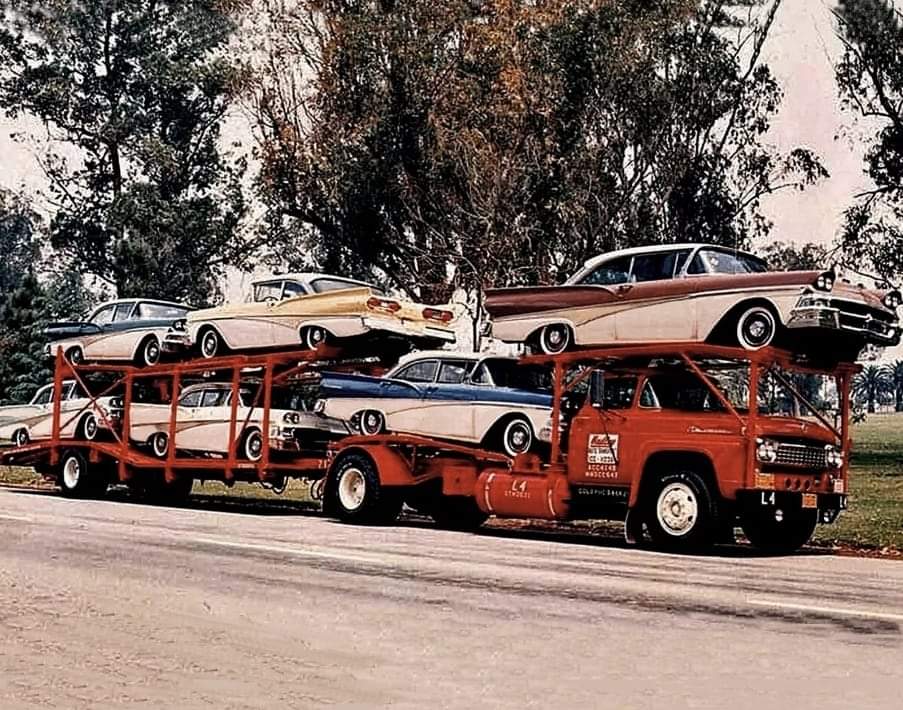 Truck load of Fords