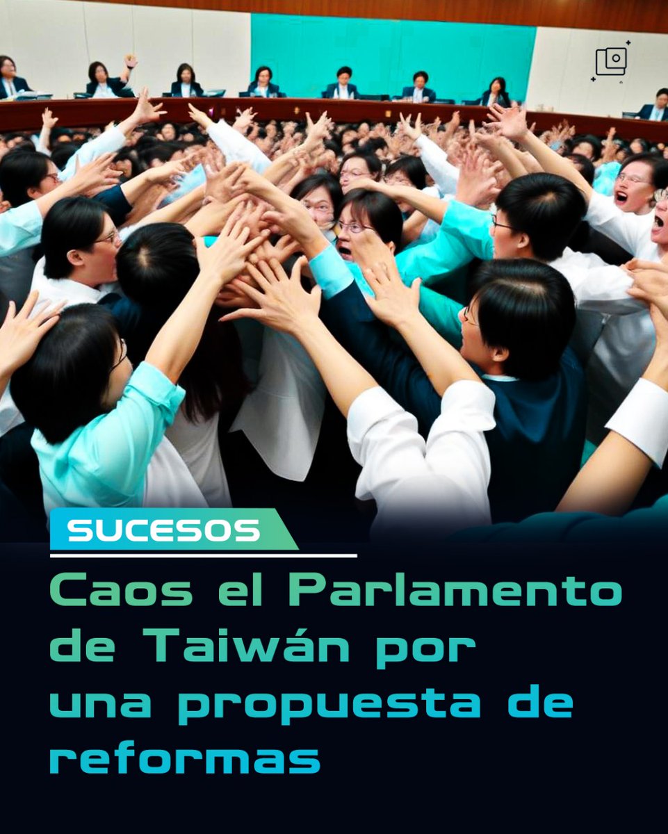 #TendenciaMundial | En Taiwán los legisladores se empujaron, abordaron y golpearon entre sí en el parlamento en una disputa sobre las reformas de la cámara.

Aquí puedes verlo: acortar.link/rUJAU6