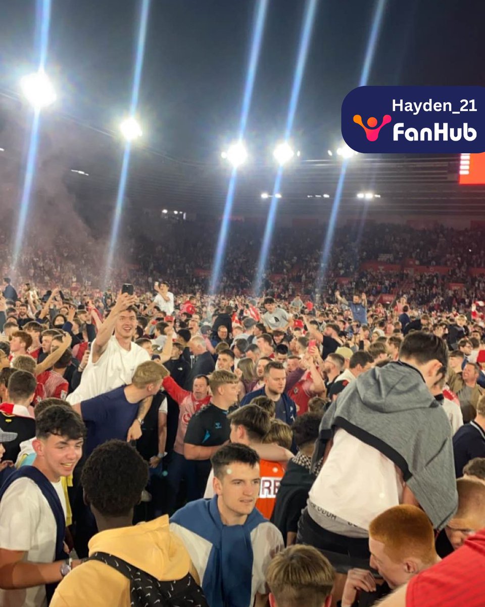 Before the game ➡️ after the game Southampton fans certainly enjoyed Friday night, and they've now got a Wembley trip to look forward to 🙌 Were you at St Mary's for this one? 💬 #SaintsFC