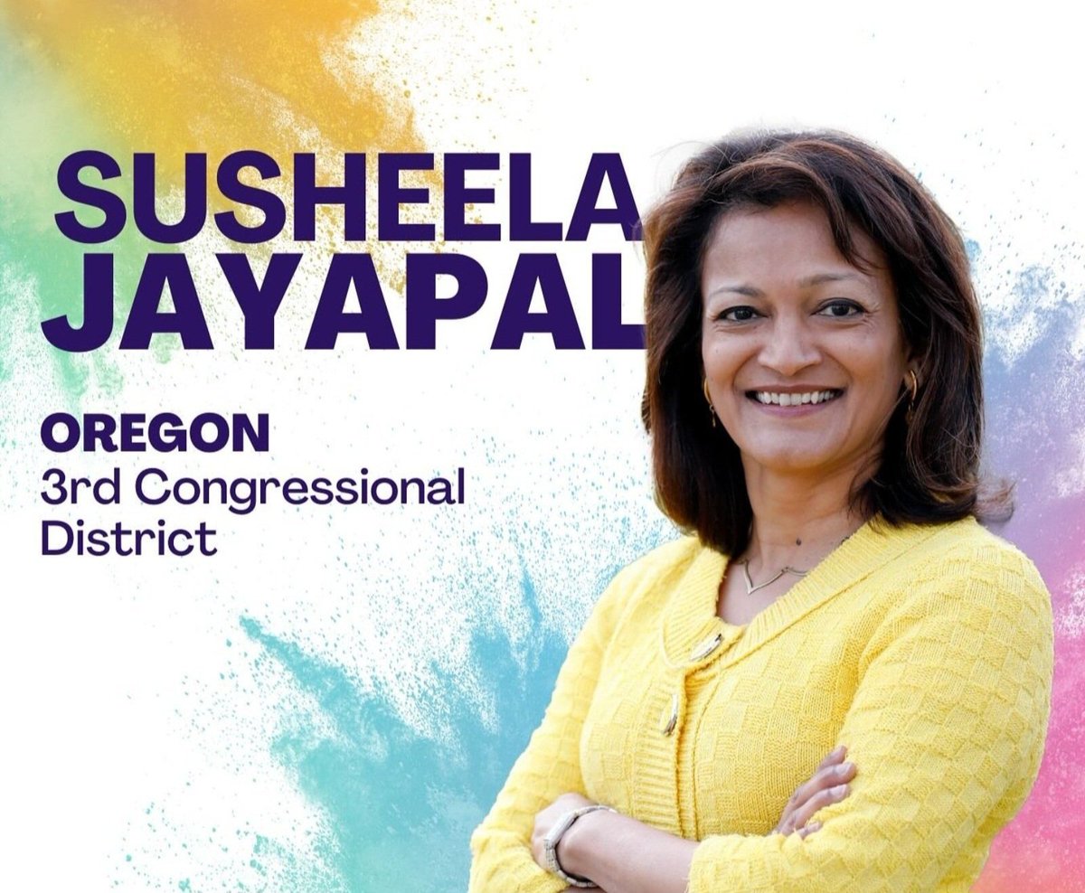 As corporate and foreign interests try to manipulate & buy our elections, we have a real Democratic Candidate for Congress in OR-03 whose loyalty is to the People! Help elect Susheela Jayapal susheelaforcongress.com for the change we need! #DemVoice1. #ProudBlue. #VoteBIGBlue