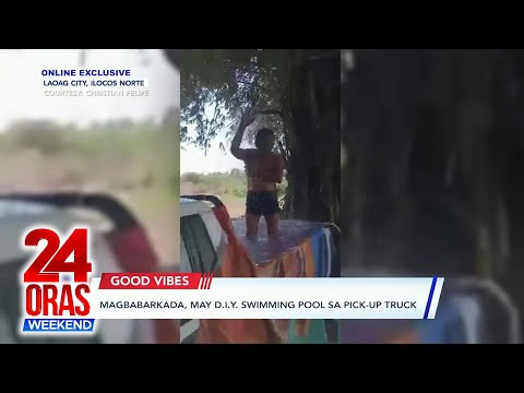 VIDEO: ONLINE EXCLUSIVE: Magbabarkada, may DIY swimming pool sa pick-up truck gmanetwork.com/news/video/665…