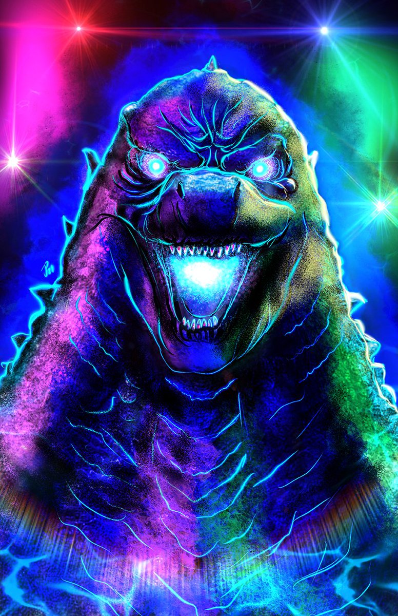☆NEW SMALLER SIZE☆
Are we surprised that #Godzilla is unstoppable right now? Jerry sure isn't. He's been his #MainMan since 1972. The Limited Edition is now RETIRED and the smaller Comic Sized #MetalPrint is AVAILABLE NOW!
'There Can't Be Two Alpha Titans'
•
•
#PescEffects