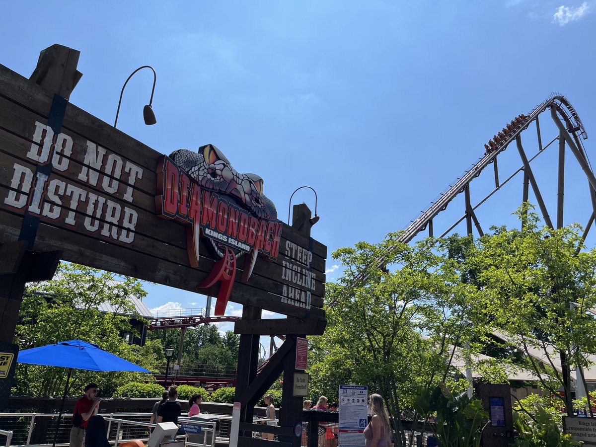 Diamondback at @KingsIslandPR—I gave it a good name, don't you think? #KingsIsland