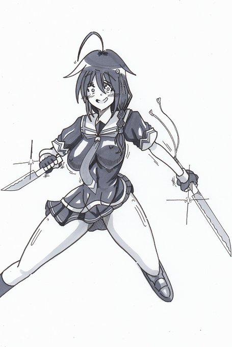 久し振りに病み時雨を描きました。 