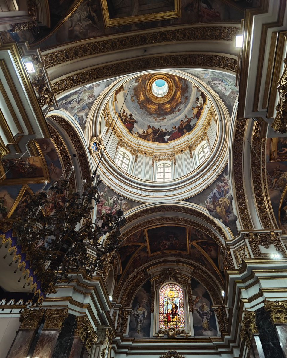 Prepare to be enchanted by the stunning creations above! Have you ever paused to marvel at the awe-inspiring ceiling artworks at St. Paul's Cathedral in Mdina? 🎨✨ [ 📸 @daveheile ] #VisitMalta #ExploreMore #MoreToExplore