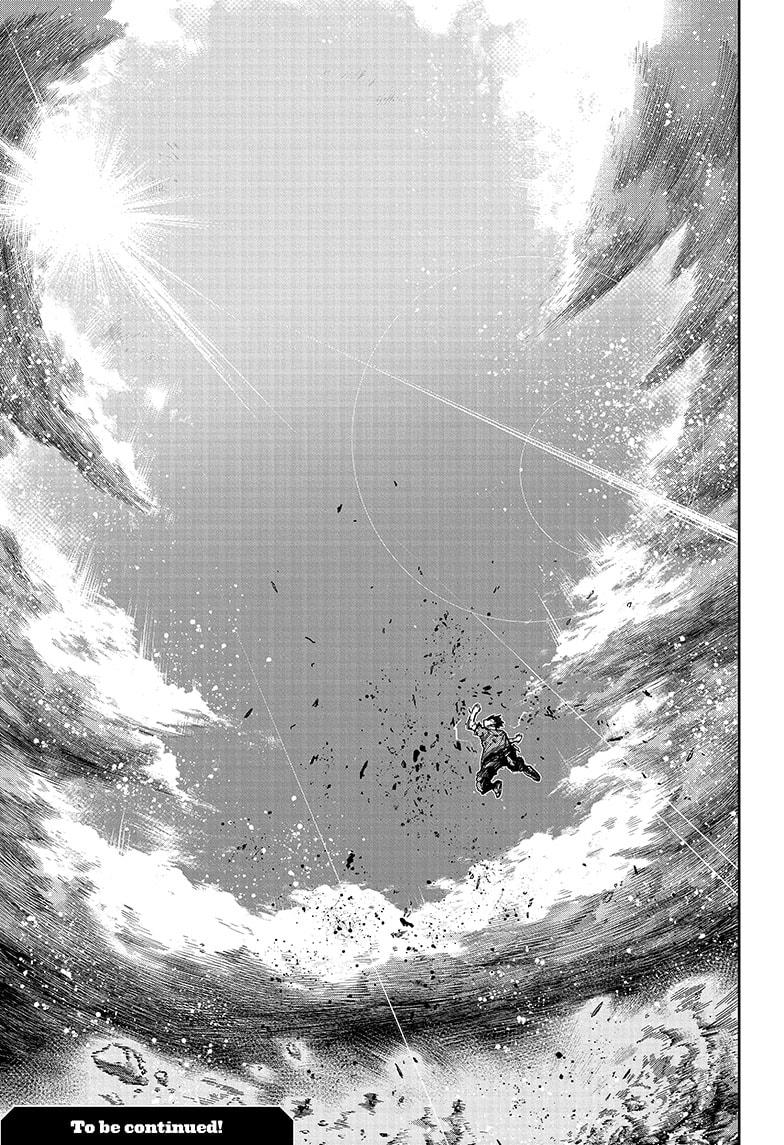 #MHA423 The story begins with All Might making dark clouds roll in with the rain after he rescues Deku and Bakugo. That's when Deku gets drawn into the OFA-AFO conflict. The larger war between OFA and AFO ends with Deku parting the clouds, the sun shining on a new era of peace.
