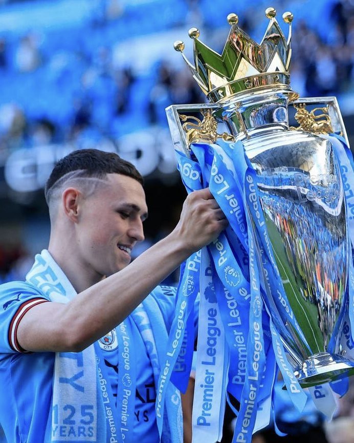 6 PL titles at 23 years of age for Phil Foden 😭