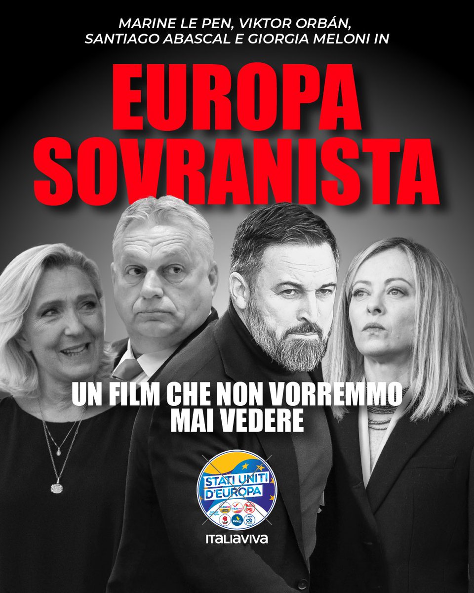 Non ci arrendiamo a chi vorrebbe “Meno Europa”, ai sovranisti che relegano l’Europa (e l’Italia) ai margini della politica internazionale. Noi siamo diversi e se anche tu sogni un’Europa unita, forte e decisiva, l’8 e il 9 giugno vota per gli Stati Uniti d’Europa.
