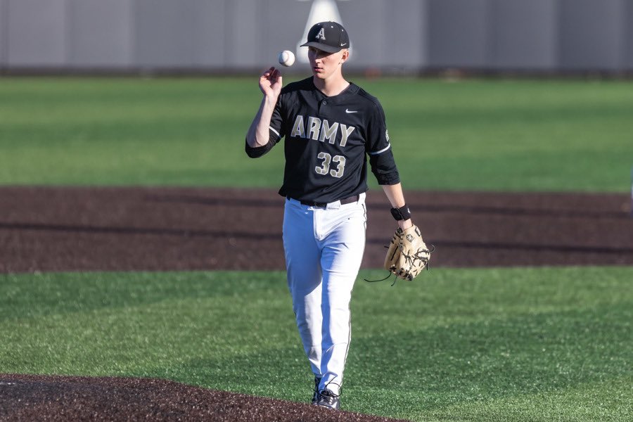 Justin Lehman gets the start against Navy in Game 1 of Patriot League Championship Series #ArmyBaseball