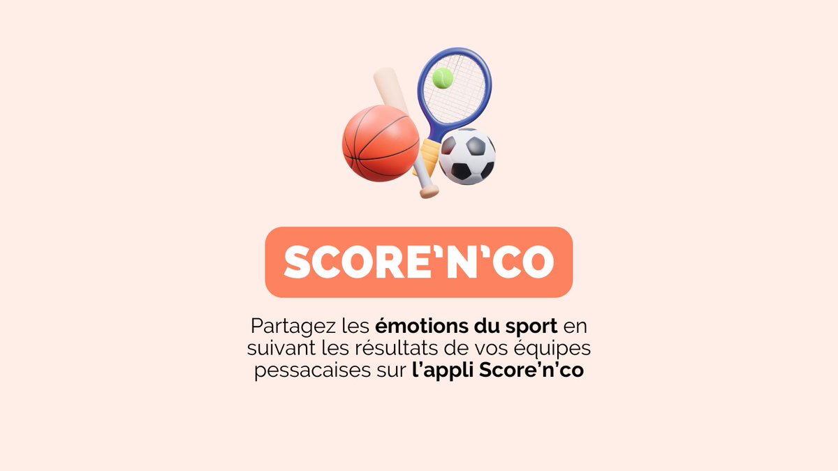 Soutenez nos équipes sportives pessacaises !! Suivez l'actualité du sport amateur et professionnel 🇫🇷 avec @Scorenco ⚽️ 🏉 🏀 🤾🏻‍♂️ 🏒 Résultats, calendriers, classements, lives 🔵 🟢 : suivez tous les résultats sportifs de nos clubs pessacais : ⤵️ bit.ly/3Ey2Rdm