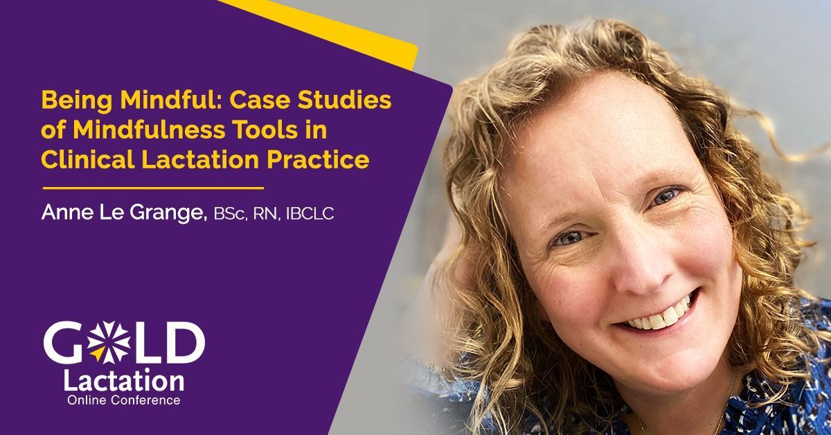 LactAcademy's tweet photo. Join us with Anna Le Grange BSc, RN, IBCLC  in the Advancing #Lactation Skills Through Clinical Case Studies Lecture Pack for "Being Mindful: Case Studies of Mindfulness Tools in Clinical Lactation Practice" at #GOLDLactation2024: https://t.co/OKe3umtq04
#IBCLC #CERPs https://t.co/wPyTKzzBP4