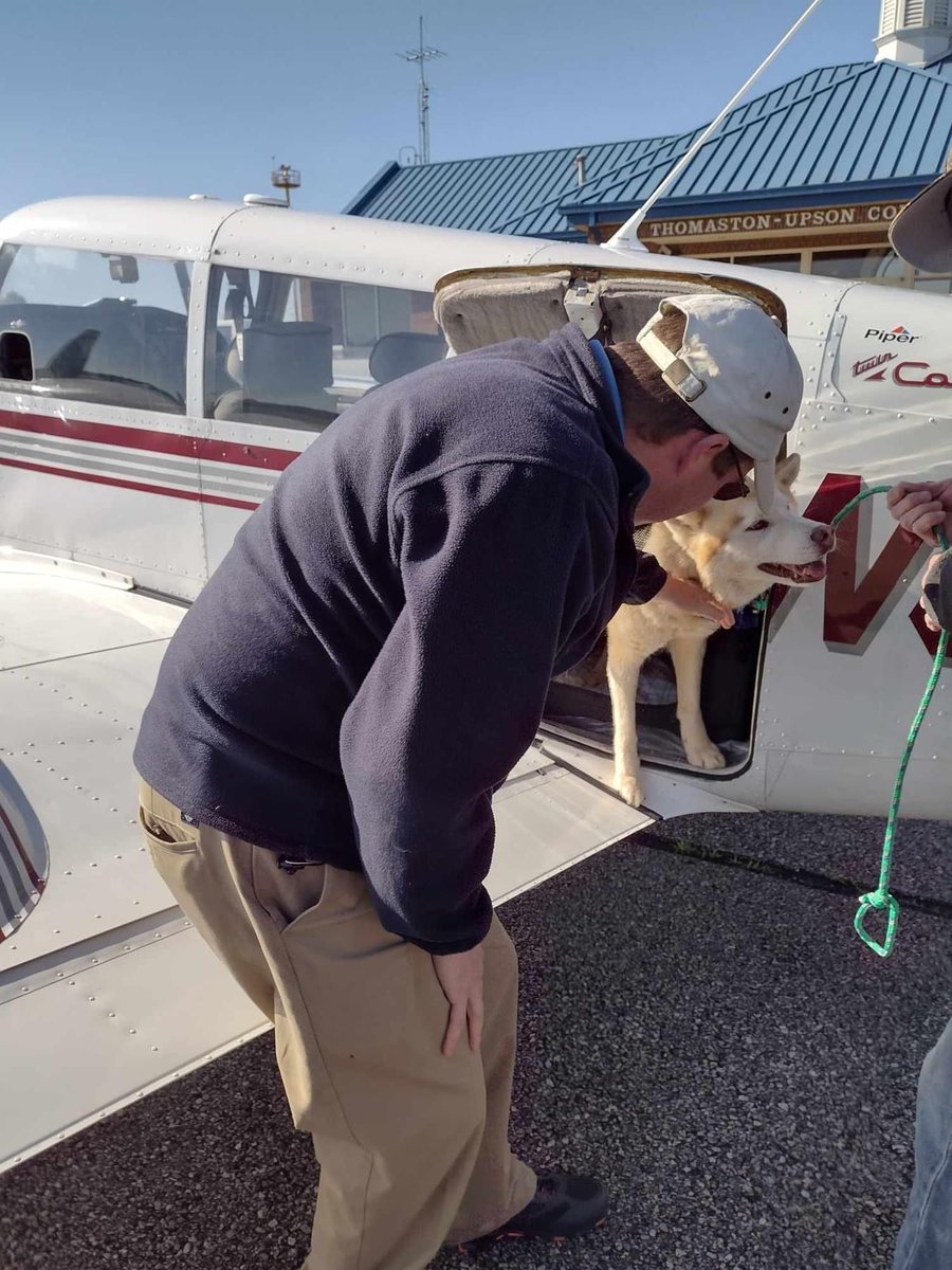 Smokey & Roland were owned by a single mom w/3 kids, who could no longer care for them & surrendered them to a GA shelter. With only hrs to spare on the euthanasia list, Pilot Joe saved the day, quickly responding to a request on the PNP forum & flying the dogs from GA to FL!#pnp