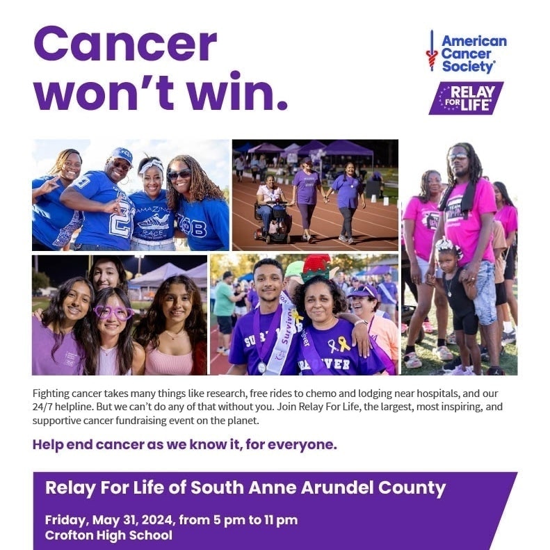 Relay for Life South Anne Arundel County MD tweet media