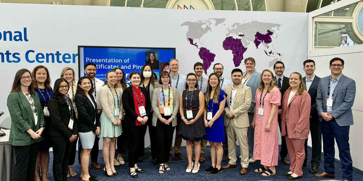 We welcomed 20 pediatric residents from across the country to #ats2024 - that looks like a wonderful group of future #PedsPulm fellows!!! <a href="/SPCpulm/">Stacey Peterson-Carmichael, MD</a> <a href="/EFornoMD/">Erick Forno, MD MPH</a> <a href="/ATSPeds/">ATSPeds</a> <a href="/atscommunity/">American Thoracic Society (ATS)</a> #DiversityMatters #RepresentationMatters