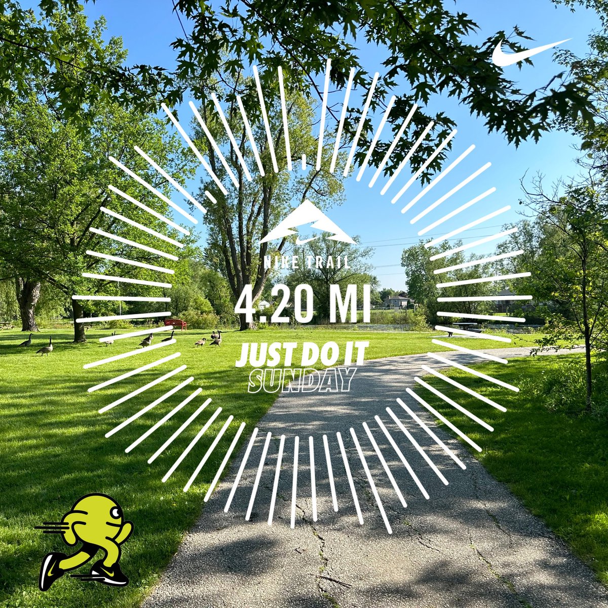 Temps & humidity are climbing. Stay hydrated out there folks! And Happy Victoria Day weekend my fellow Canadians! 🇨🇦👟😀☀️🇨🇦

#MorningRun #Running #Runner #Run #HealthyHabits #HealthyLifestyle #HOKA #Mach6 #Nike #JustDoIt #ComeRunWithUs #NRC #FlyHumanFly