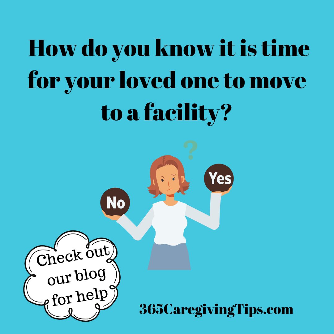 Have you considered placing your loved one in a facility? There are many factors that go into the decision. Check out our latest blog for some things to consider. #caregiving #skillednursing 365caregivingtips.com/2024/05/19/mak…