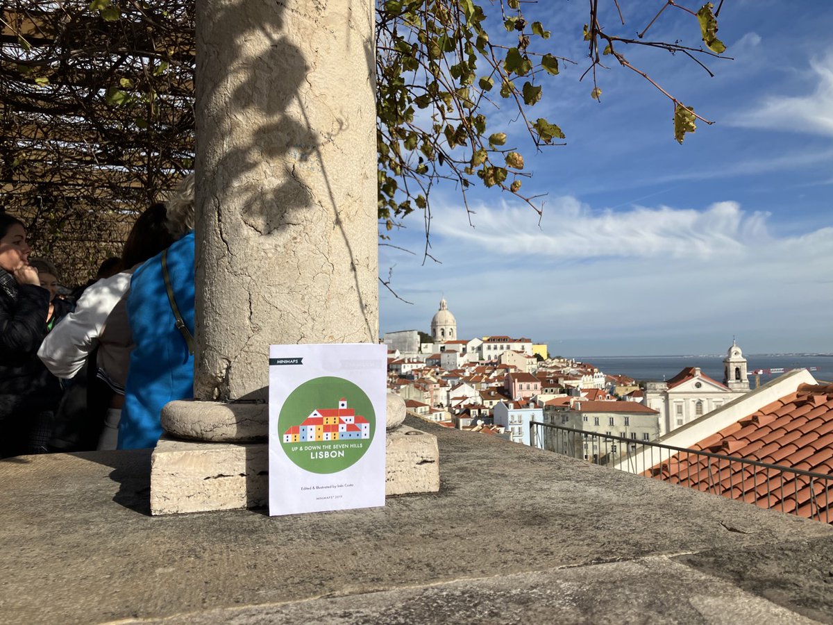superminimaps's tweet photo. En diciembre finalmente pudimos hacer el recorrido propuesto por Inês Costa en su minimap de los miradores de Lisboa: Up and Down Lisbon’s Seven Hills 😊🤍⛰️🗺️✨
https://t.co/VbC0jf9yai #lisboa #superminimaps #illustration https://t.co/Zc6bHAPUBT