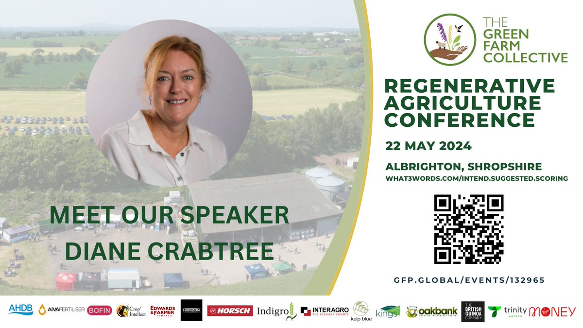 Diane will be talking and explaining how she will be using #GFC24 members grains as part of her companies desire to use #Regenerative sourced ingredients gfp.global/events/132965