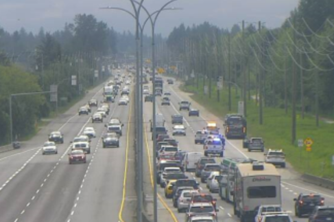 ⚠️ UPDATE - #BCHwy7 Eastbound vehicle incident after the #PittRiverBridge at Old Dewdney Trunk Rd. has just the HOV lane blocked now. Expect delays due to congestion. #PittMeadows #MapleRidge #LougheedHwy