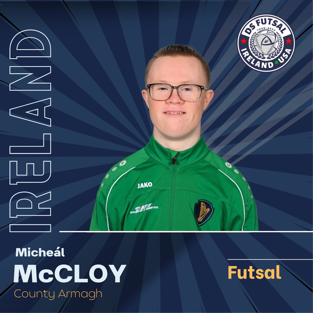 🇮🇪 Two of our Dundalk FC Futsal team players, Jamie Linden and Micheál McCoy, have been named in the Republic of Ireland Down Syndrome Futsal squad for this week’s training camp which finishes with a game against the USA in Gormanston next Friday. 

Best of luck, lads! 🏁