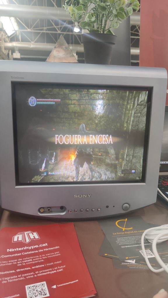 Acabo de jugar a dark souls en catalán