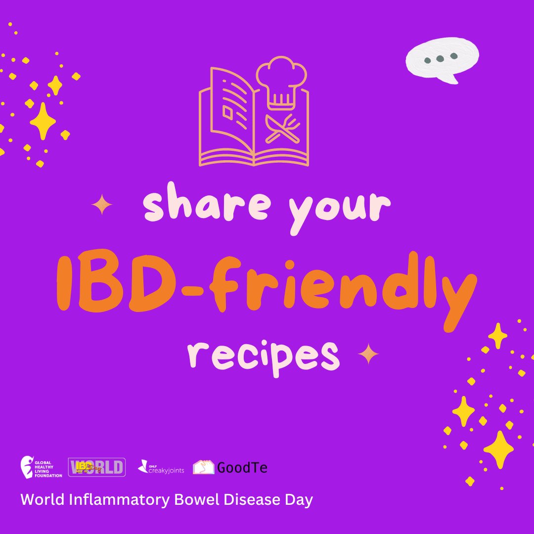 While inflammatory bowel disease isn't caused by what you eat, your diet can impact how you feel. Together, we can find tasty ways to stay nourished and feel our best. Share your favorite recipe in the comments! #WorldIBDDay #IBD #GutHealth #IBDDiet @GoodTe_home @GoodTeCommunity