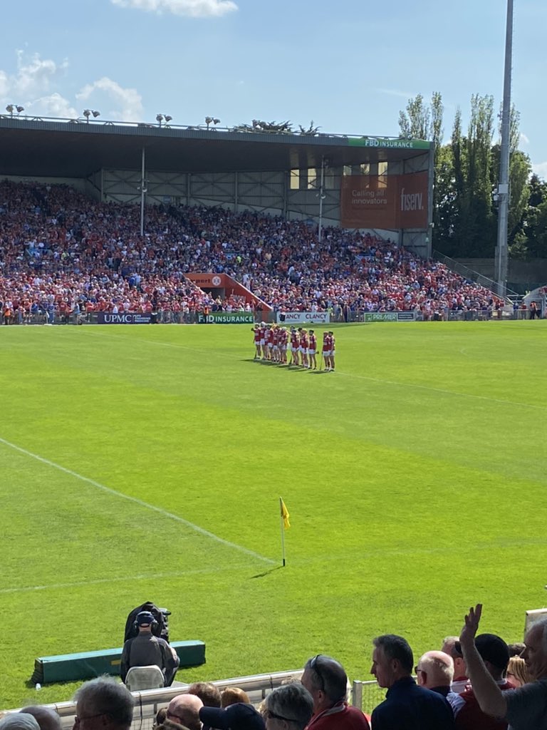 Stay off the pitch😂 some chance…emphatic win, massive Cork crowd which helped lift the team…@corkgaa