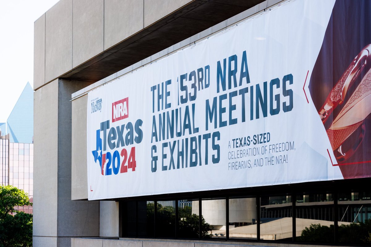 It is the last day of the 2024 NRA Annual Meetings & Exhibits! The Exhibit Hall is open until 5:00 PM CT at the @KBHCCDallas! #NRAAM #Defendthe2nd #NRA