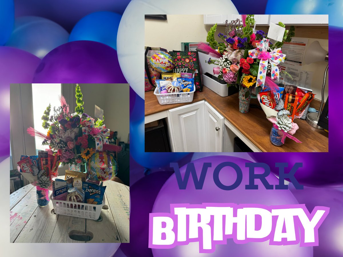 6️⃣8️⃣6️⃣3️⃣ Had a great birthday surprise the other day at work from some AMAZING associates of mine🧡 Thank you so much for the wonderful gifts. You truly made my day. 🎈#myassociatesarebetterthenyours