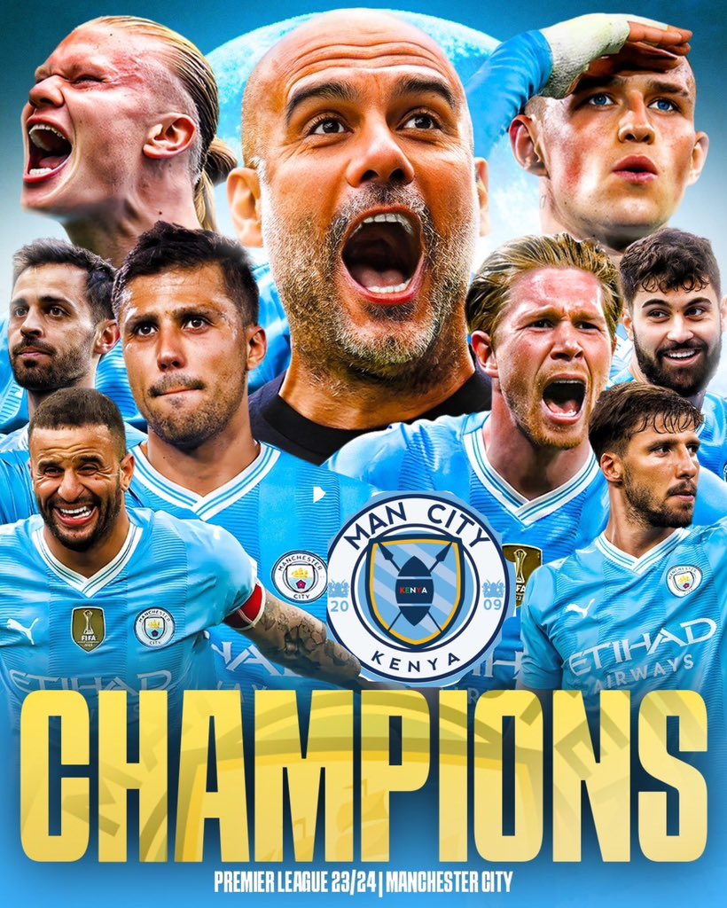 We are the champions 💪 <a href="/ManCityKE/">Manchester City Kenya 🇰🇪</a>