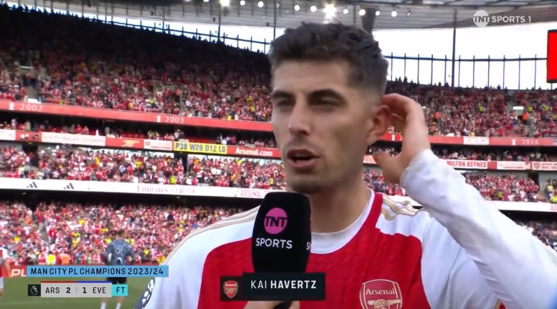 Kai Havertz: “I feel sorry for all the Arsenal fans, for us, we gave it our best but it wasn’t enough.” [TNT] #afc