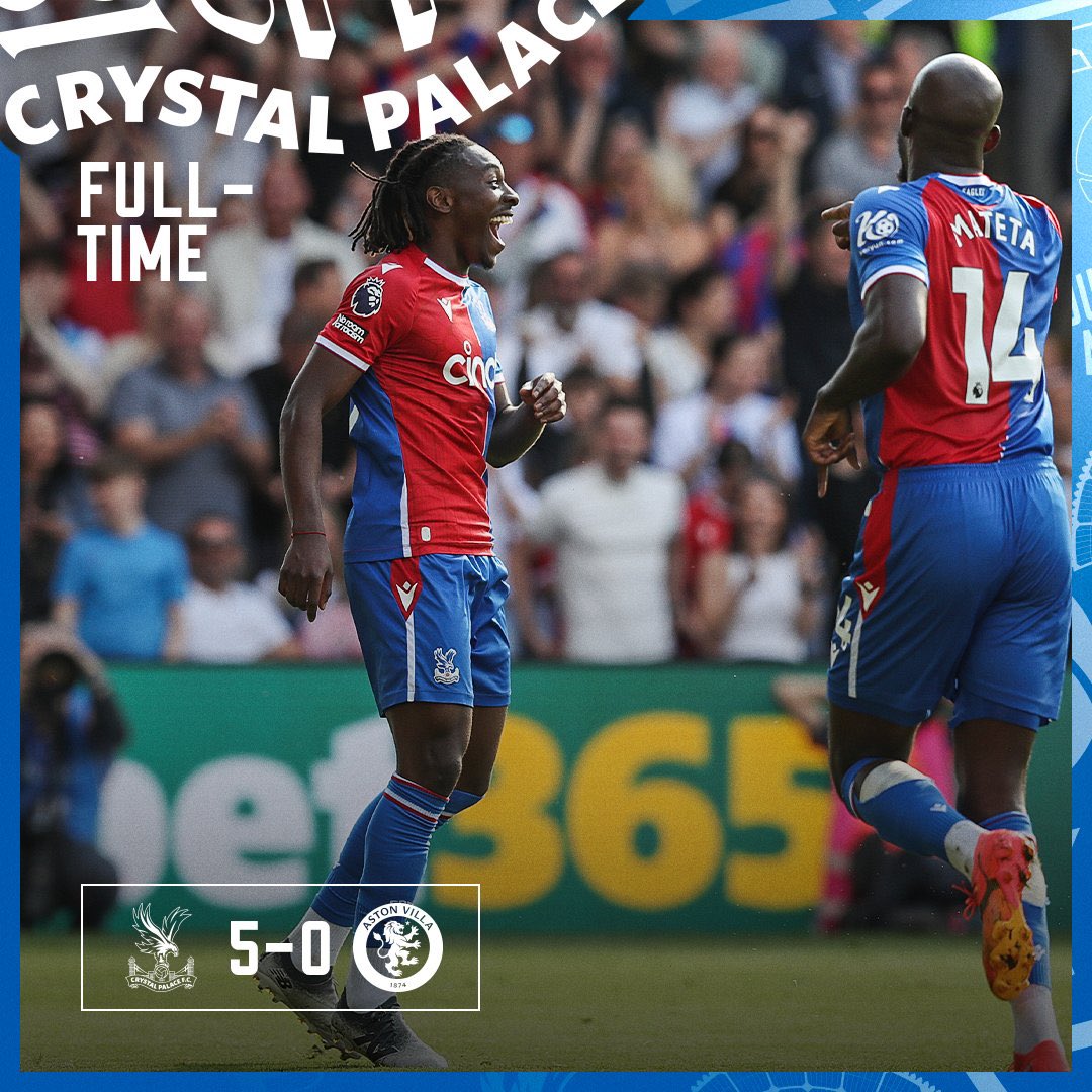 Just appreciate the last few months, drink it in, this is Crystal Palace, 6 wins in 7, battering teams in the top 4, with some of the best attackers in the Premier League in Eze and Olise. 

Enjoy it #CPFC fans 🦅