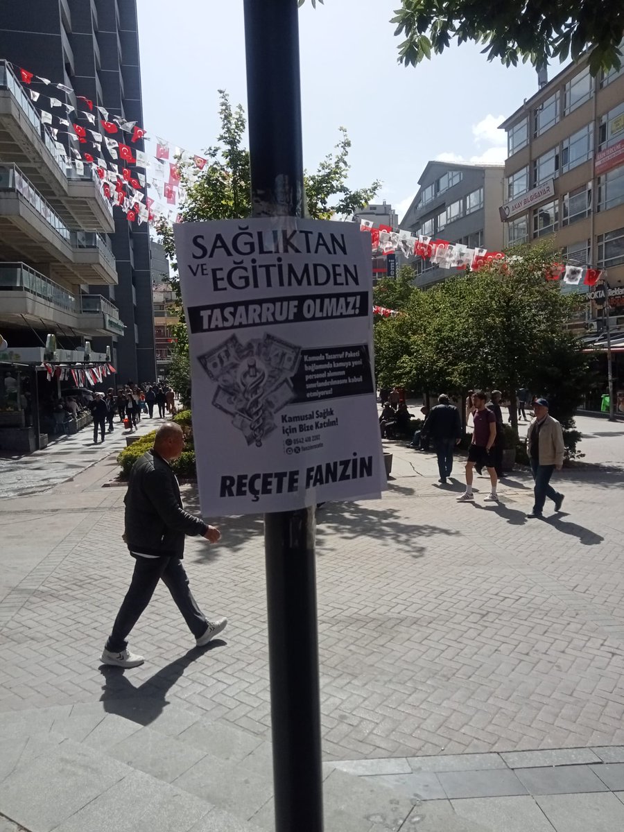 #kamudatasarruf paketi kapsamında yapılan kontenjan açıklamasına karşı afiş çalışmamız. Kızılay/Ankara