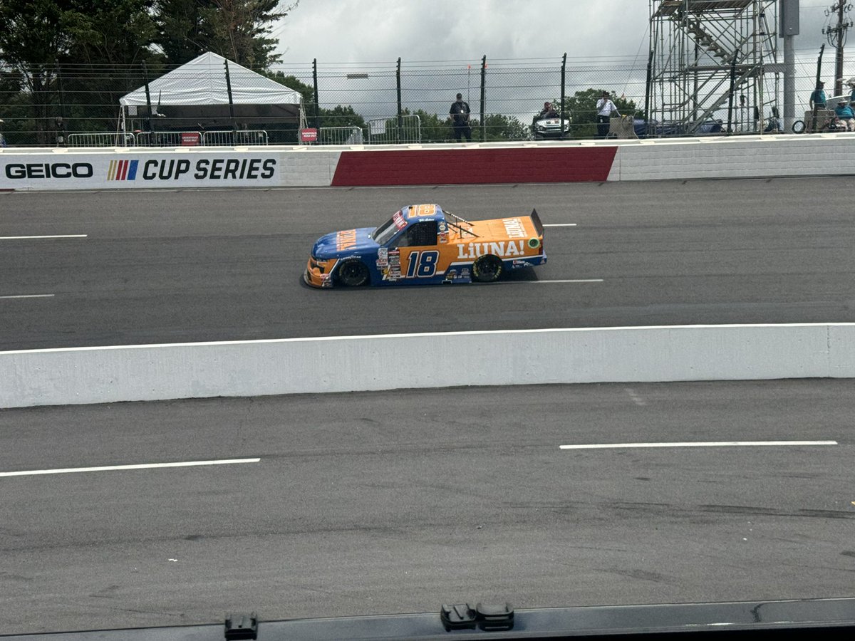 .@TylerAnkrum earned his 5th top-10 result of the season. Led some laps to take home a Stage 2 win. #NASCAR