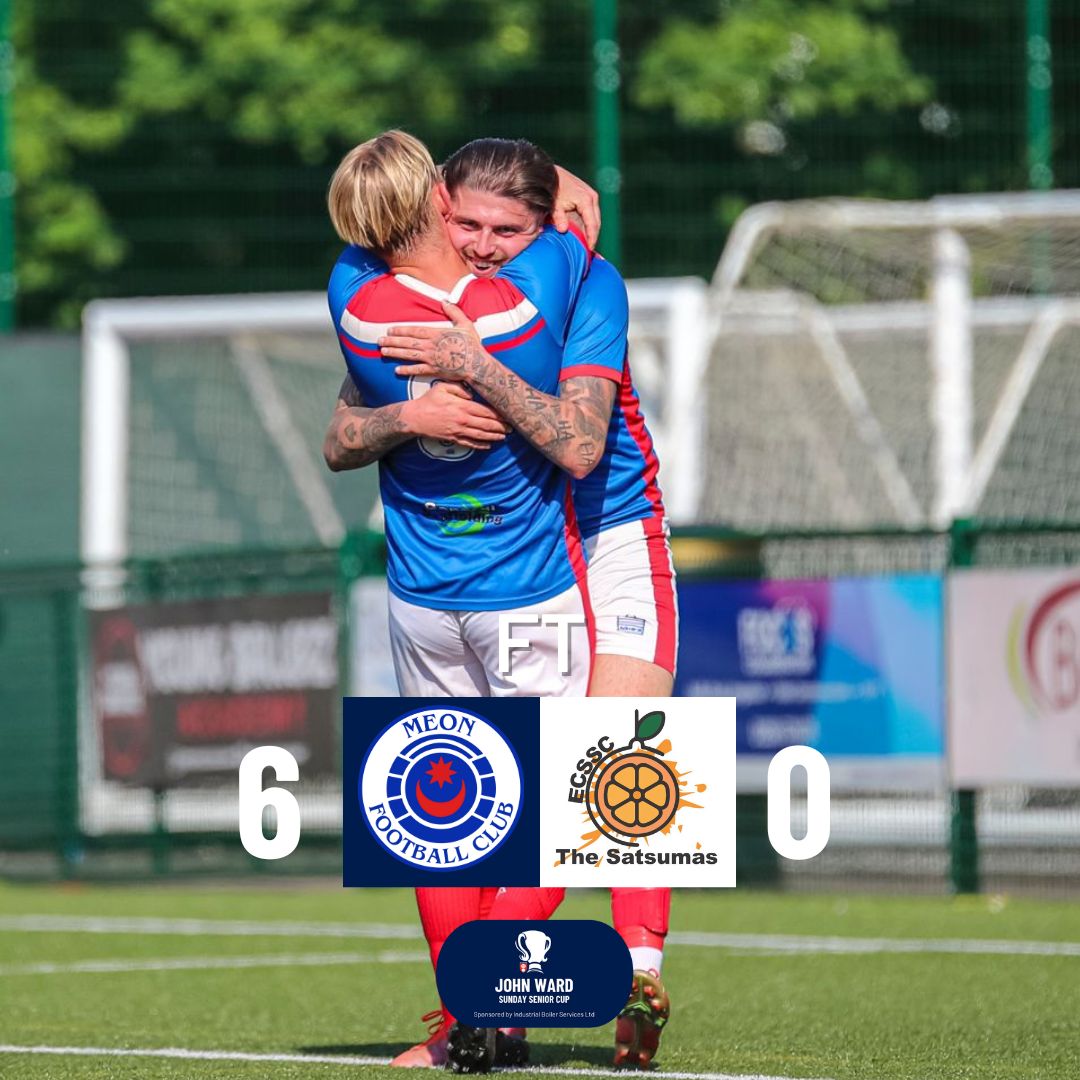 90’ | FULL TIME 👏⚽ The Meon with a comfortable 6-0 victory in the John Ward Sunday Senior Cup final, sponsored by Industrial Boiler Services. Hat-tricks from Max Davies and James Cowen secure the trophy 🏆 📸 @_GSPhotography #HampshireFA